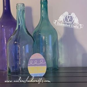 Wooden Easter Egg Home Decór